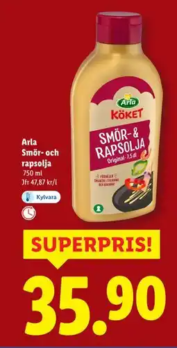 Lidl Arla Smör- och rapsolja, SEK 35.9 erbjuda