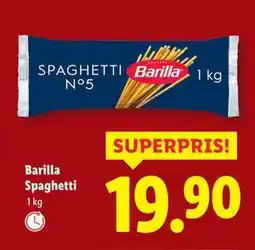 Lidl Barilla Spaghetti, SEK 19.9 erbjuda