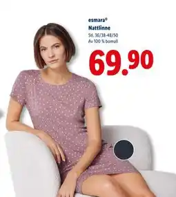 Lidl esmara Nattlinne, SEK 69.9 erbjuda