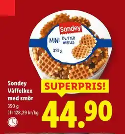 Lidl Sondey Våffelkex med smör, SEK 44.9 erbjuda