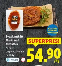 Lidl Svea Lantkött Marinerad flintastek, SEK 54.9 erbjuda