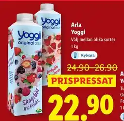 Lidl Arla, SEK 22.9 erbjuda