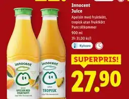 Lidl Innocent Juice, SEK 27.9 erbjuda