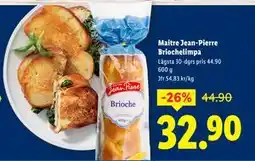 Lidl Maitre Jean-Pierre Briochelimpa, SEK 32.9 erbjuda