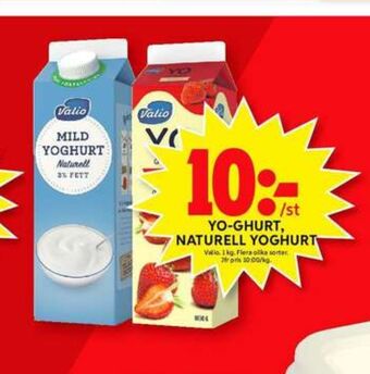 ICA Maxi Valio Yoghurt erbjuda