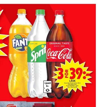 ICA Maxi Fanta Läskedryck erbjuda