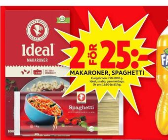 ICA Maxi Kungsörnen Makaroner erbjuda