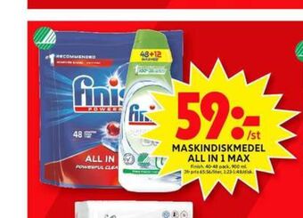 ICA Maxi Finish Maskindiskmedel erbjuda