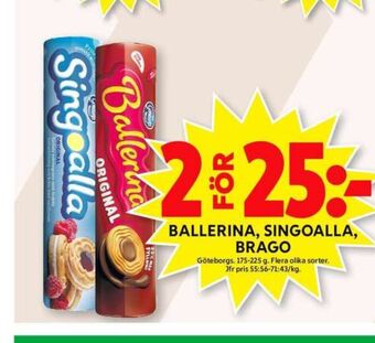 ICA Maxi Ballerina Kaffekex erbjuda