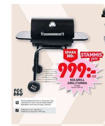 ICA Maxi FCC BBQ Grill erbjuda