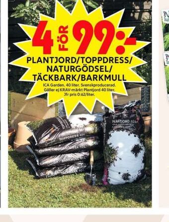 ICA Maxi ICA Garden Barkmull erbjuda