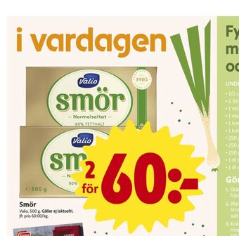 ICA Nära Valio Smör erbjuda