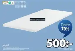 JYSK WELLPUR FRYA GT30 bäddmadrass, SEK 500 erbjuda