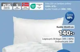 JYSK Kudde 50x60 cm, SEK 140 erbjuda