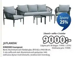 JYSK KIRKENES loungeset, SEK 9000 erbjuda