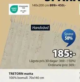 JYSK TRETORN matta erbjuda