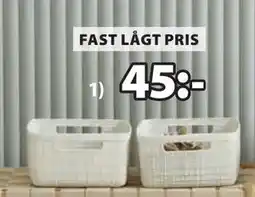 JYSK JUTE korgar, SEK 45 erbjuda