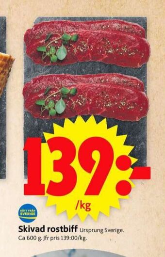 ICA Supermarket Rostbiff erbjuda