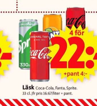 ICA Supermarket Fanta Läskedryck erbjuda