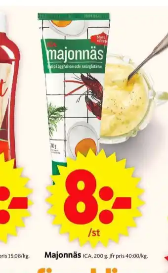 ICA Supermarket ICA Majonnäs erbjuda