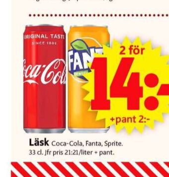 ICA Supermarket Sprite Läskedryck erbjuda
