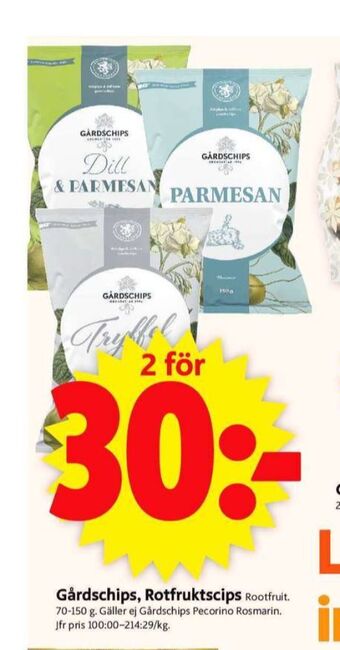 ICA Supermarket Gårdschips Chips erbjuda