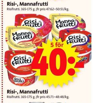 ICA Supermarket Mannafrutti Mellanmål erbjuda