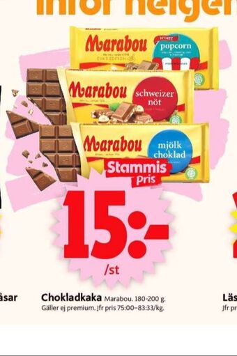 ICA Supermarket Marabou Chokladkaka erbjuda