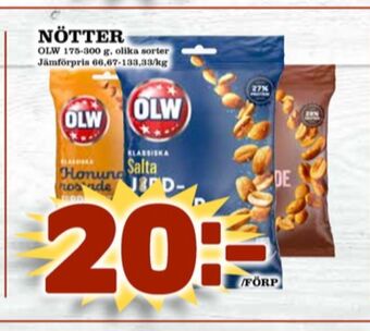 Matdax OLW Jordnötter erbjuda