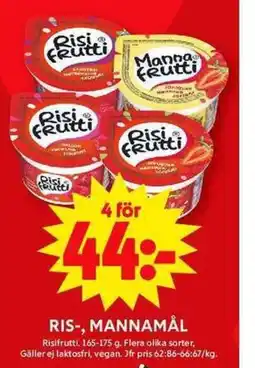 ICA Maxi RIS-, MANNAMÅL erbjuda