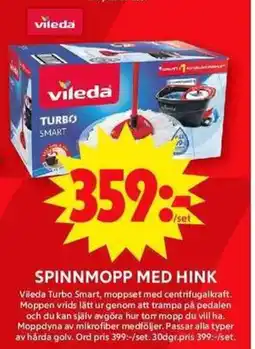 SPINNMOPP MED HINK