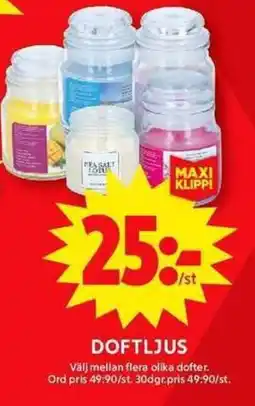 ICA Maxi DOFTLJUS erbjuda