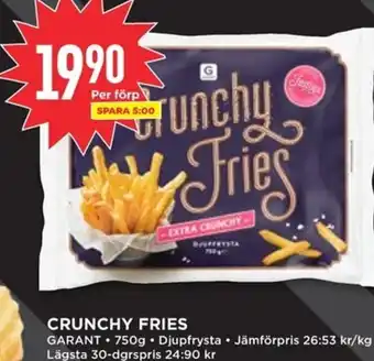 Willys CRUNCHY FRIES erbjuda