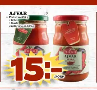 Matdax Podravka Ajvar relish erbjuda