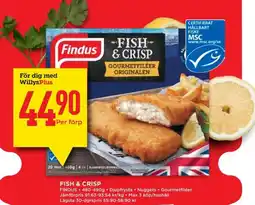 Willys FISH & CRISP erbjuda