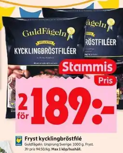 ICA Kvantum Fryst kycklingbröstfilé erbjuda