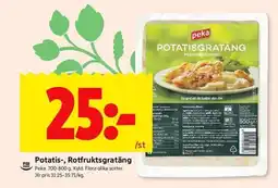 ICA Kvantum Potatis-, Rotfruktsgratäng erbjuda