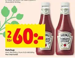 ICA Kvantum Ketchup erbjuda