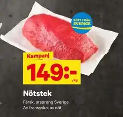 City Gross Nötstek, SEK 149 erbjuda