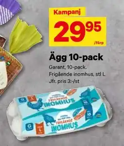 City Gross Ägg 10-pack, SEK 29.95 erbjuda