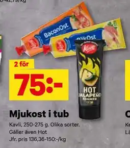 City Gross Mjukost i tub, SEK 75 erbjuda