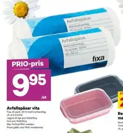 City Gross Avfallspåsar vita, Pris i appen erbjuda