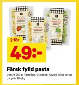 City Gross Färsk fylld pasta, SEK 49 erbjuda
