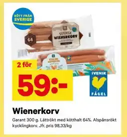 City Gross Wienerkorv, SEK 59 erbjuda