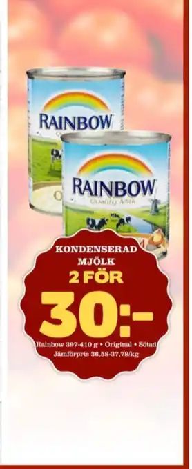 Matdax Rainbow Mjölk erbjuda