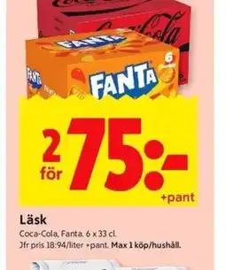 ICA Kvantum Läsk erbjuda