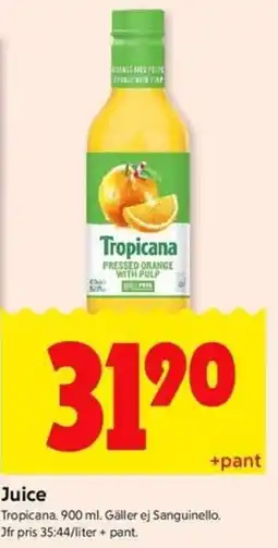 ICA Kvantum Juice erbjuda