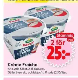 ICA Supermarket Crème Fraiche erbjuda