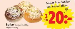ICA Nära Bullar Bonjour. Ca erbjuda