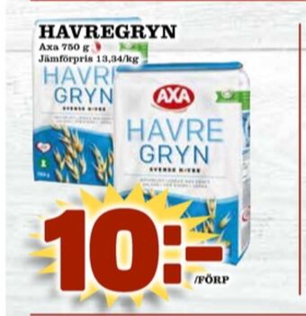 Matdax AXA Havregryn erbjuda